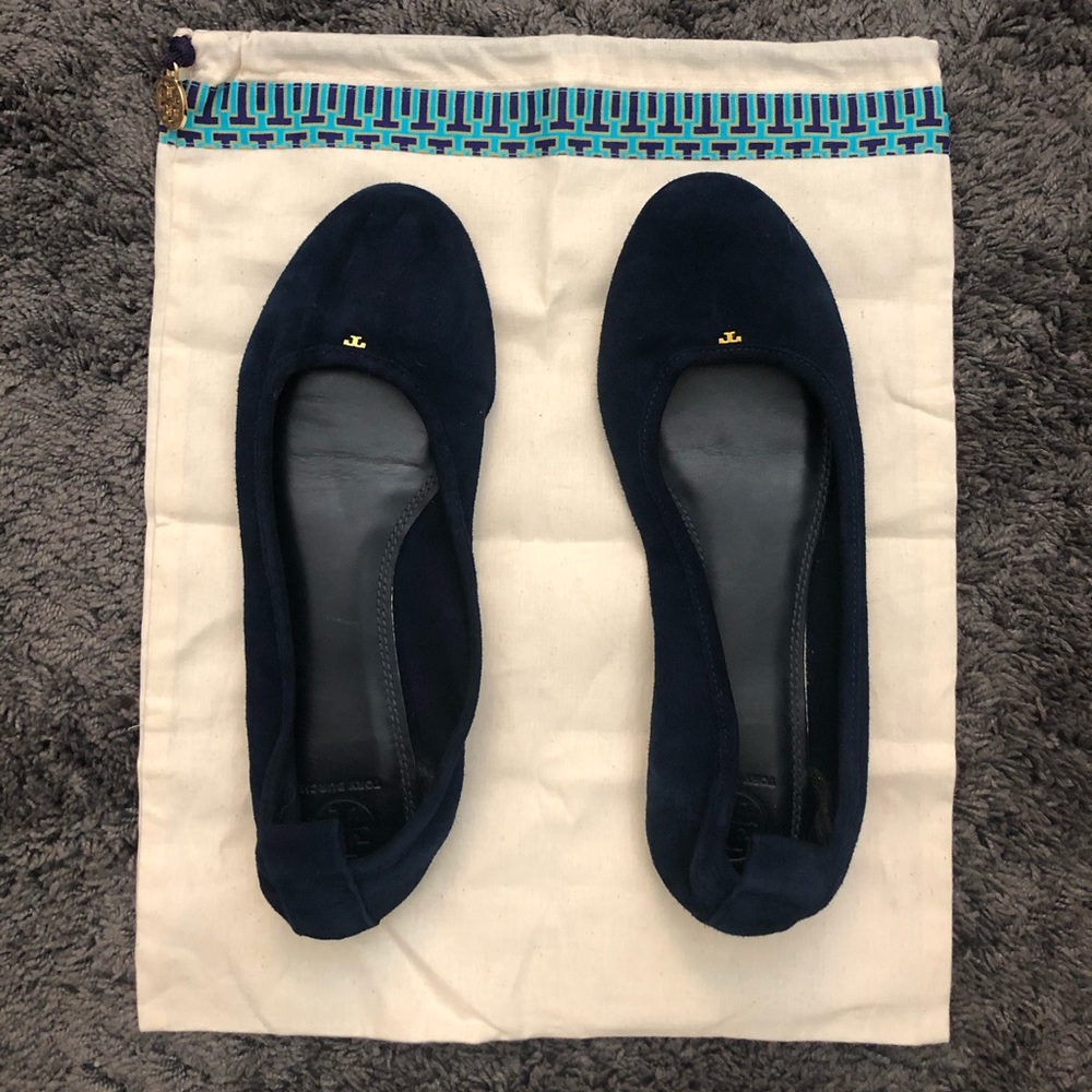 Tory Burch Suede Flats